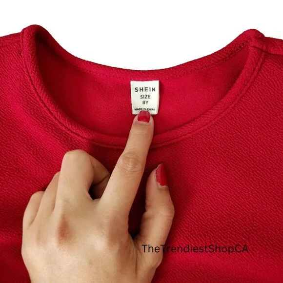 (Pre-loved) Shein Long Sleeved Dress - Picture 5 of 5